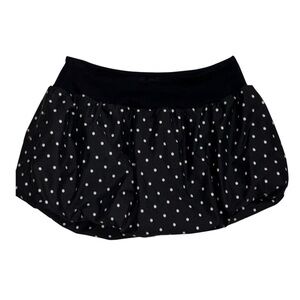 Fashion Nova Black and White Polka Dot Bubble Skirt - Kids